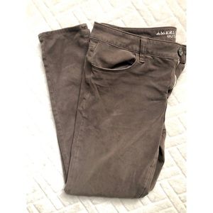 American Eagle skinny jeans brown